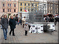 Expozice �SAD autobusy Plze� na n�m�st� Republiky p�i Aprili�d�