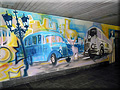 Street-art malby v pochodu CAN Plze�