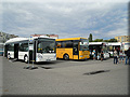 Plynov� autobus, bibliobus a autobusy pro linku 55