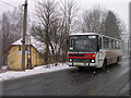 Zast�vkou Plze�sk� proj�d� tachovsk� KAROSA B 732