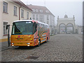 Pivovarsk� autobus na za��tku prohl�dkov� trasy