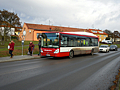 Nov� linka 66 v zast�vce v nov� zast�vce Vejprnice,U �koly