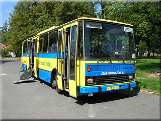 Speci�ln� KAROSA C 734 ve skute�n� velikosti