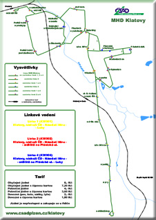 Sch�ma MHD Klatovy